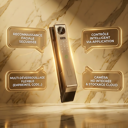MyLock™ One – Serrure Intelligente Connectée avec Accès Sans Clé